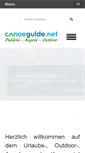 Mobile Screenshot of canoeguide.net